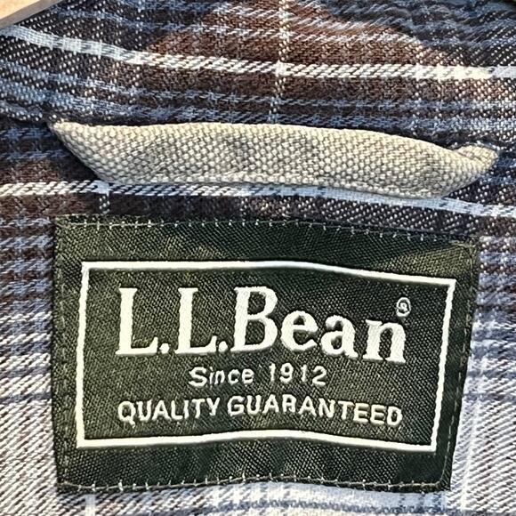 Vintage L.L. Bean Flannel Lined Work Jacket Size Large - Picture 5 of 6